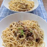 しめじと豚こまde和風パスタ♪